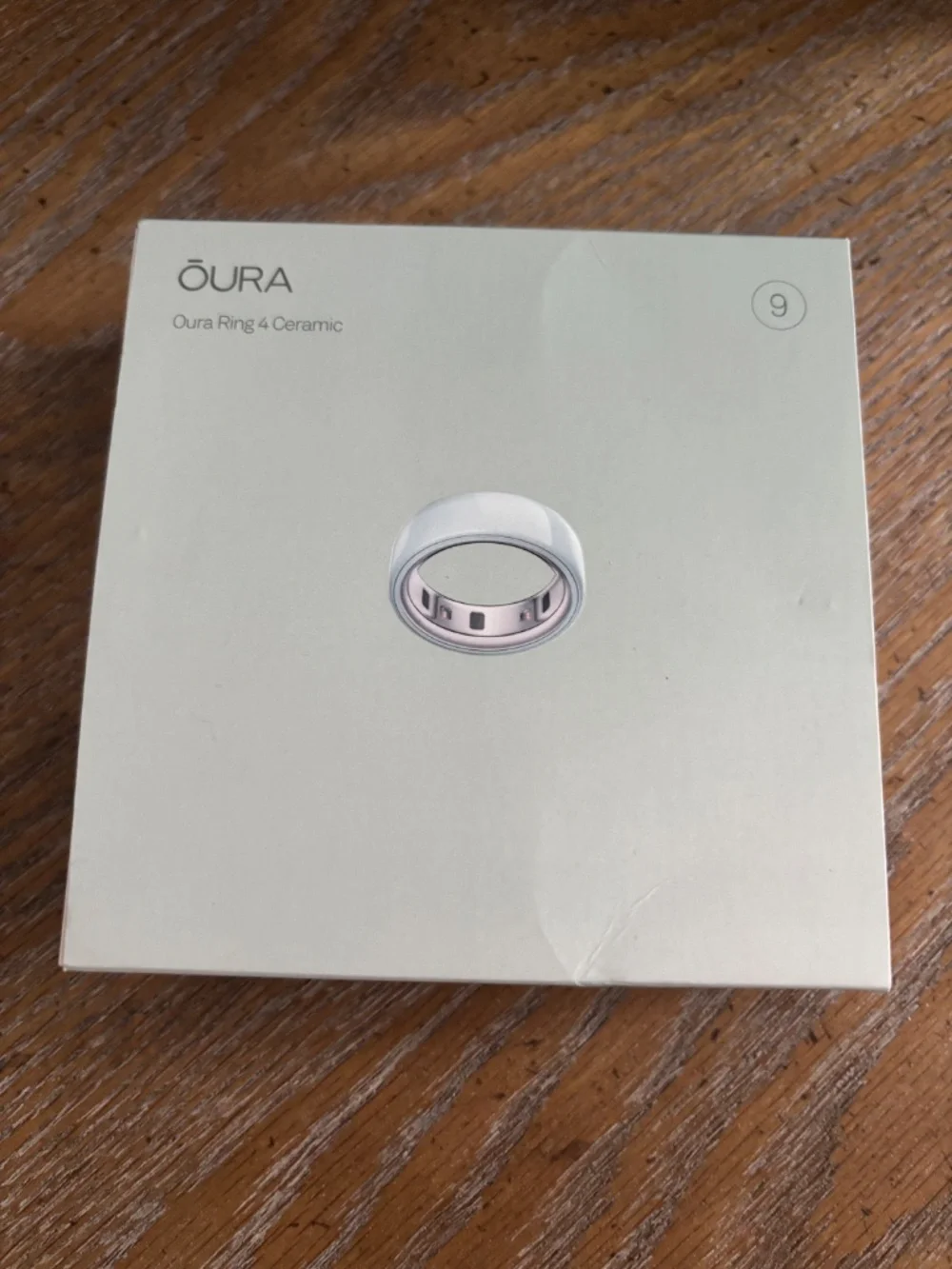 Oura Ring Ceramic Size 9 Tide